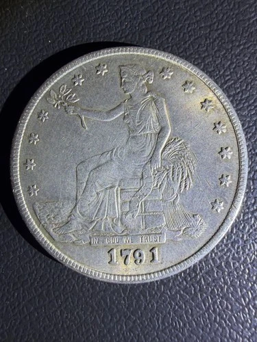 1791 Trade Dollar S Mint Mark Great Condition