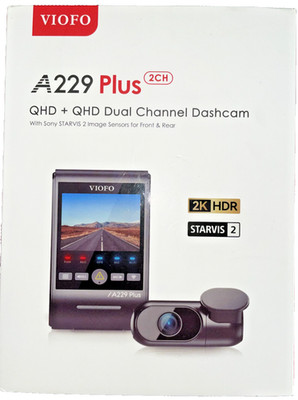 VIOFO, A229 PLUS, Dashcam, 2 Kameras, GPS, Bluetooth, WLAN, KFZ, Zubehör, Kamera