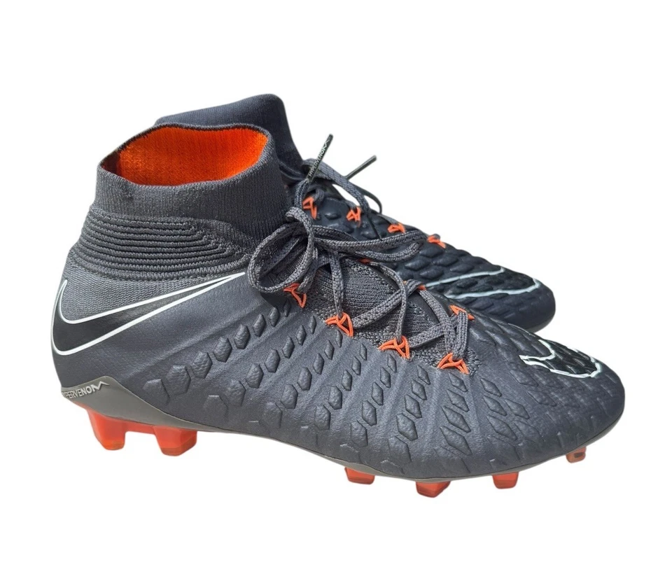 ФУТБОЛЬНЫЕ БУТСЫ NIKE HYPERVENOM PHANTOM 3 ELITE DF AG-PRO СЕРЫЕ РАЗМЕР 6,5 - Изображение 3 из 4