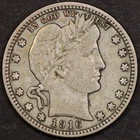 1916-D 25c Barber Quarter - VF