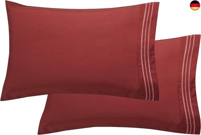Elegant Comfort Luxuriöses, ultraweiches 2-teiliges Kissenbezug-Set, 1500 