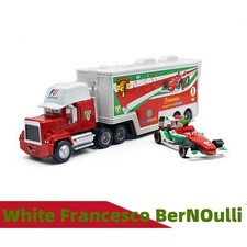 1-2Pc Disney Pixar Cars  White Francesco BerNOulli Hauler Truck Diecast Toys Set