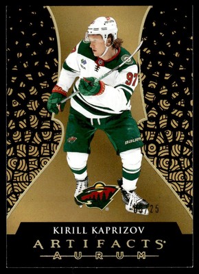 2023-24 Upper Deck Artifacts Gold Aurum Bounty /25 Kirill Kaprizov Minnesota