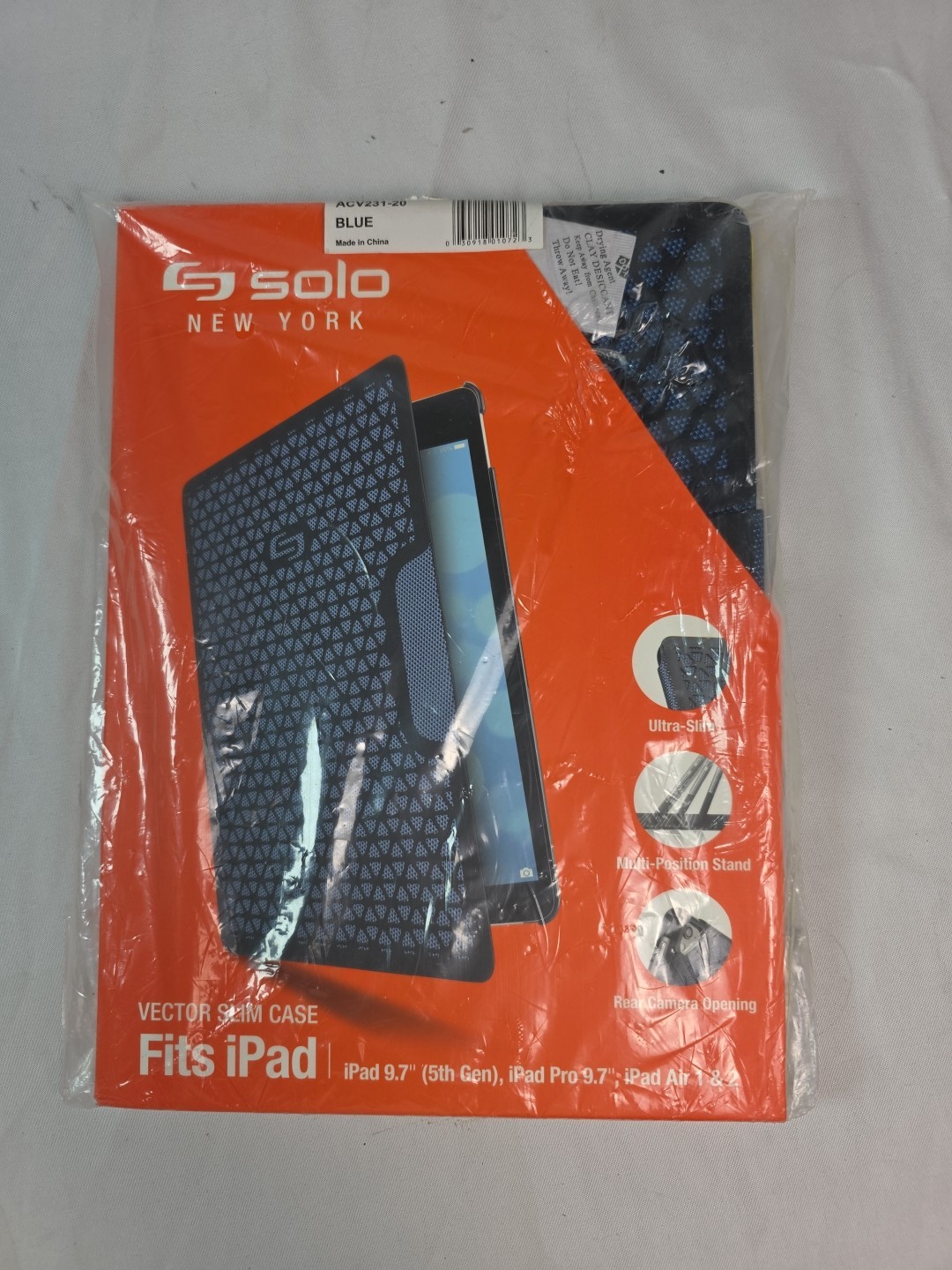 Solo Vector Slim Case Fits Ipad Mini Gen 5 - #ACV231-20-Stan