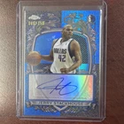 2025 Topps Chrome Signature Style Card Jerry Stackhouse Blue Refractor /150