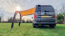 Debus AIR Sun Canopy Inflatable Awning - Optional Zip-On Side Panel & Front Door