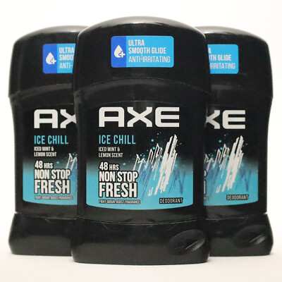 AXE Deo Stick ICE CHILL 18,95  * (126,33  /L) 3 x Antitranspirant als Dreierpack