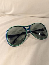 Vintage Corning Hipster Sunglasses 80s Large Lens - Read Description