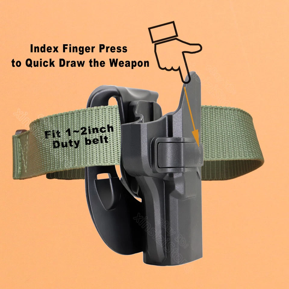 Coldre Security 9 compatível com Ruger Security-9 Pro Standard compacto 9mm Security-380 - Imagem 4 de 4