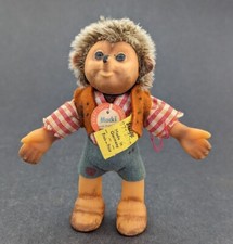 Steiff Macki Standing Hedgehog Germany 8712-70 Tag 4.5" Vtg Button Chest Tag