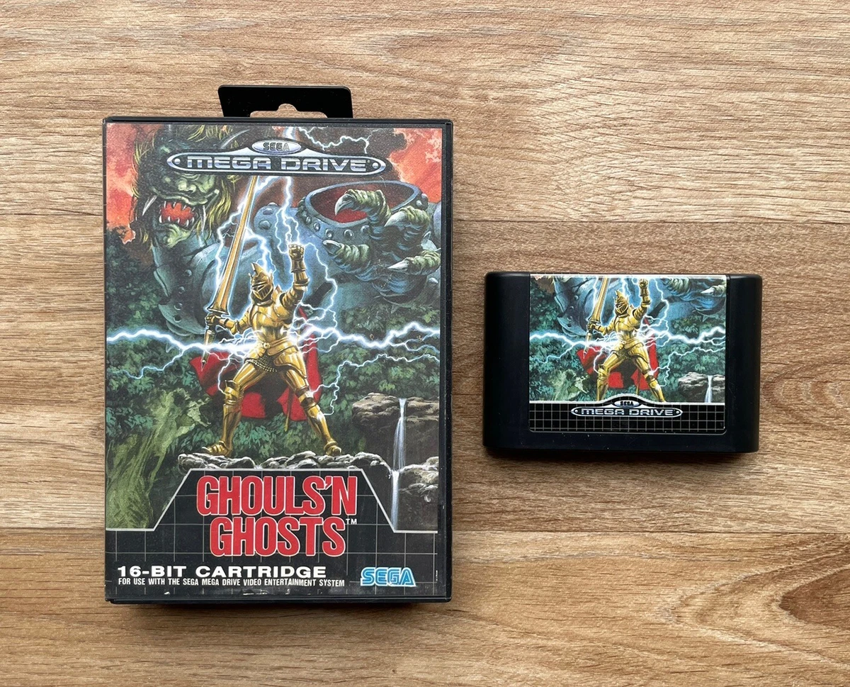 Jeu SEGA Megadrive Ghouls'n Ghosts - Version PAL - Manuel Inclus - 1993