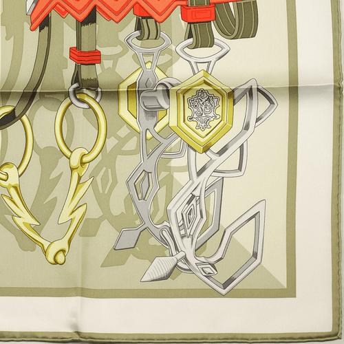 NWT Hermes Scarf BRIDES ET DESTIN 90cm Silk Foulard DAISKE NOMURA - Picture 7 of 7