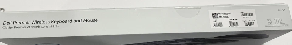 Dell Premier Wireless Keyboard and Mouse - KM717-GY-US - Image 3 of 3