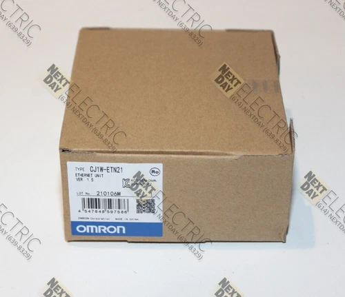 Omron, CJ1W-ETN21, Ethernet Unit Card PLC Communication OEM Genuine