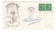 Paul Manship Signed First Day Cover / Autographed Artist, Sculptor