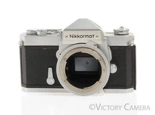 Nikon Nikkormat FTN Chrome 35mm SLR Camera Body -No Meter- [BGN]