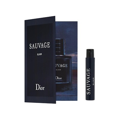 Sauvage Elixir by Christian Dior 1ml 0.03 oz Parfum Concentre Vial men Brand New