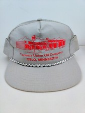 Vtg USA MADE Farm Union Oil Gas Trucker Hat Snapback Cap Vintage New NOS NWOT