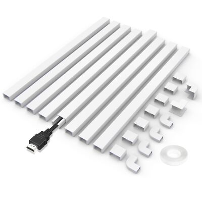 Small Cable Concealer One Cord Channel Cable Management System Compact Cord Cove