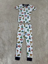 Carter's Rocket Spaceship 2pc Pajama Set Short sleeve Boys Baby Toddler Size 5