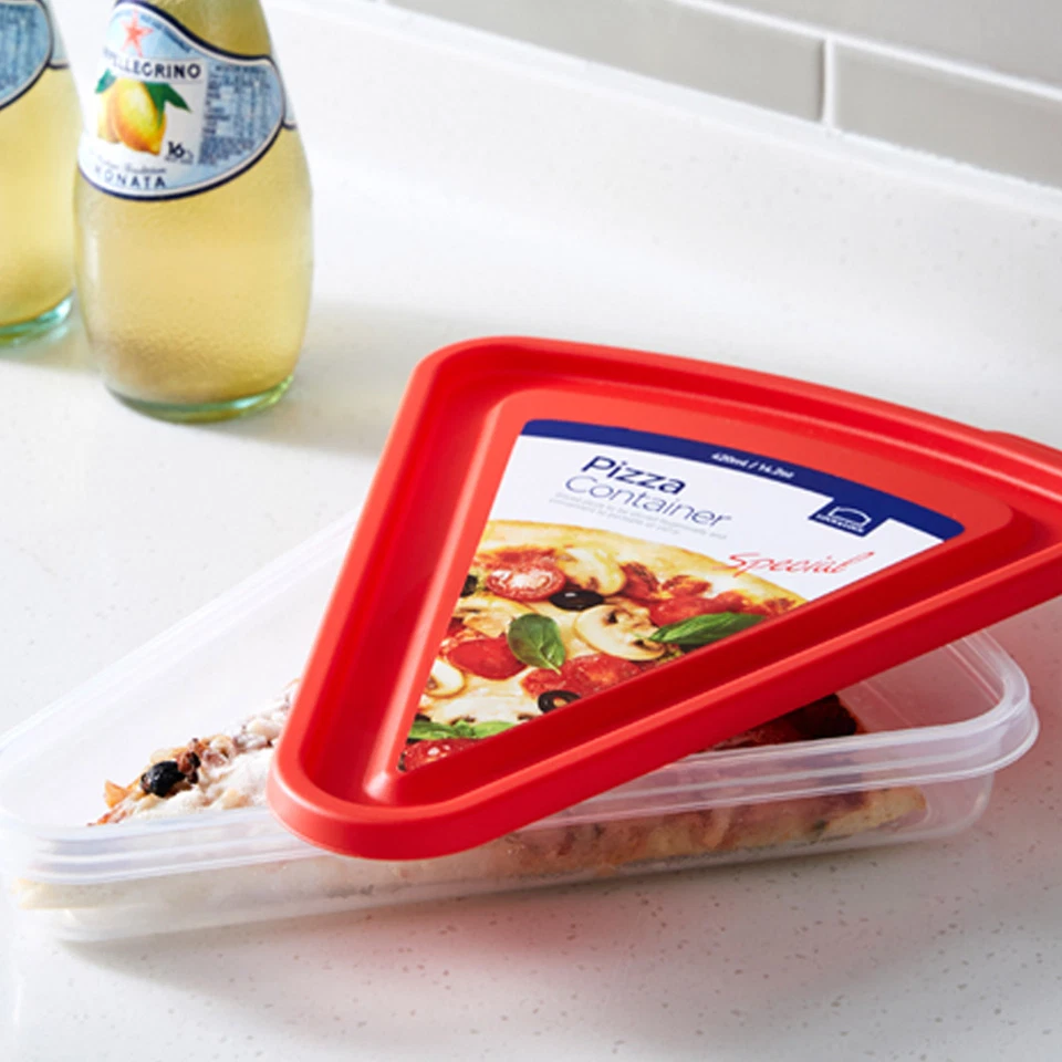 Lock & Lock Pizza Storage Container 420ml Food Bread Containers 3P HLE200 Keeper - Image 2 of 4