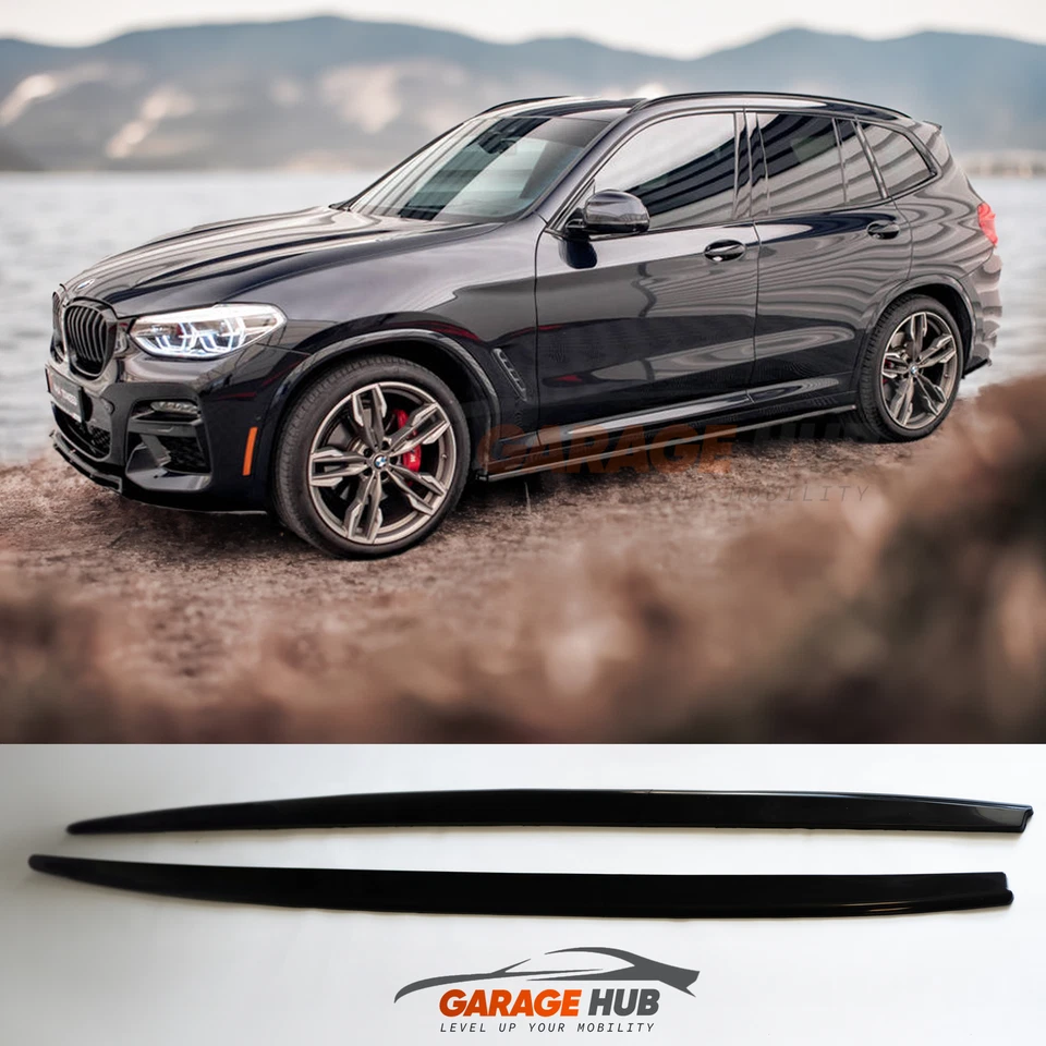 Sotto Minigonne laterali per BMW X1 X2 X3 X4 X5 X6 *M look* Laterali sotto porta - Immagine 3 di 4
