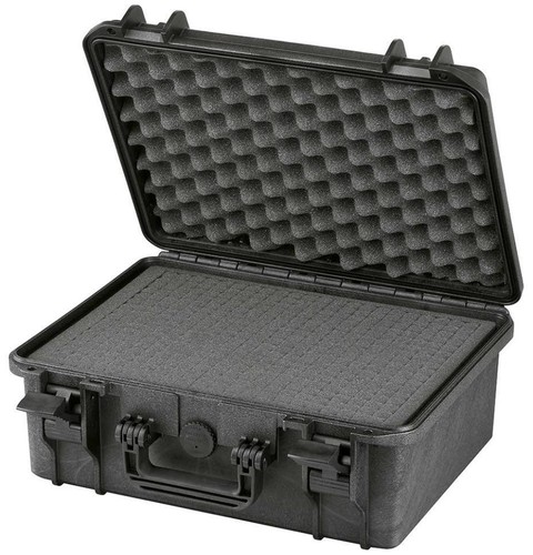 Nero Impermeabile Valigetta Con Inserti Schiuma 174mm x 414mm x 345mm - Foto 3 di 3
