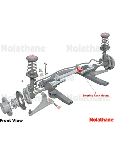 Nolathane Front Steering Rack & Pinion Mount Bushing (41115) - Picture 4 of 12