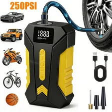 250PSI Car Tire Air Pump Inflator Compressor Digital Electric Auto Portable 12V