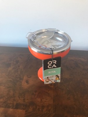 ORCA COOLERS - 13oz Rita Insulated W/LID Frozen Margarita Tumbler Persimmon  NWT
