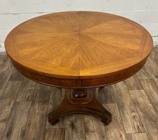 Vintage Drexel Heritage English Regency Neoclassical Style Dining Table