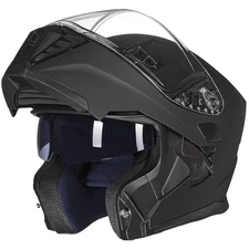 ILM Motorcycle Modular Full Face Helmet for Adult Flip up Dual Visor LED Tail...