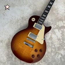 This Electric Guitar Features a Solid Body & Timeless Brown Sunburst 22 Frets