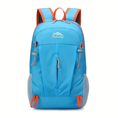 Sac à dos bleu ciel voyage unisexe rangement randonnée sport trekking TT-00021 - Photo 1/4