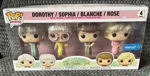 Funko Pop! Vinyl: Golden Girls fan box. The 4 figures, GG cup & themed note pad