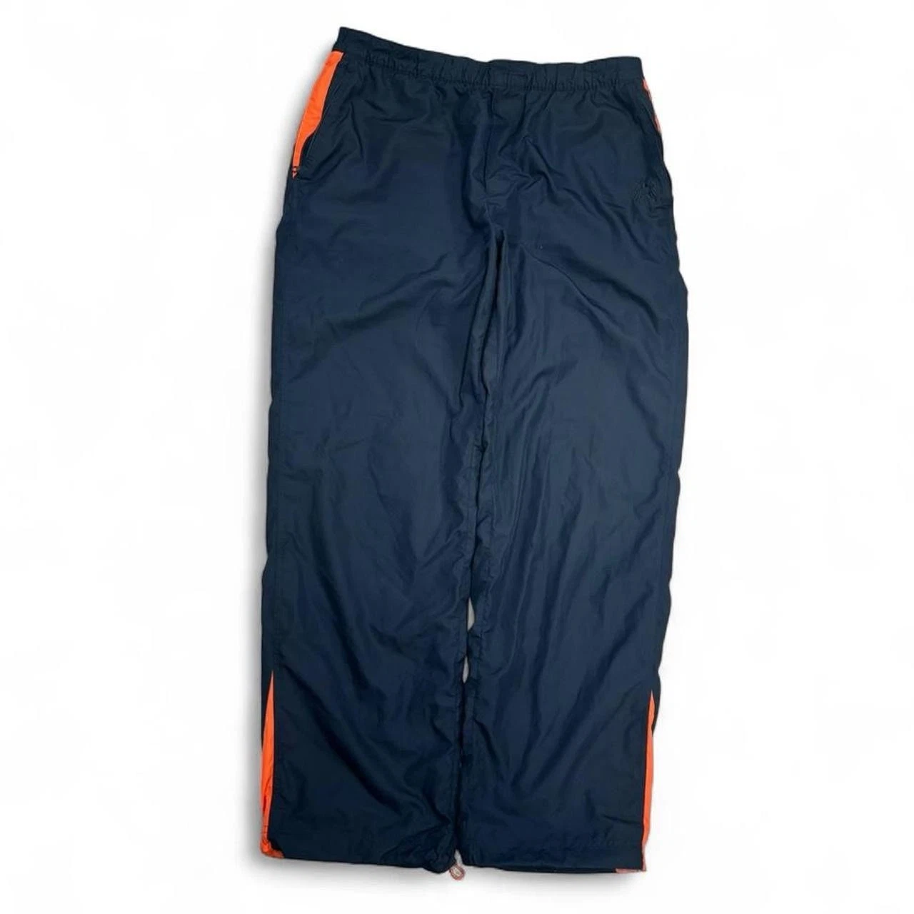 Old Navy Vintage 90s Baggy Navy Blue Track Sweatpants Y2K Wide Leg Skater Size M