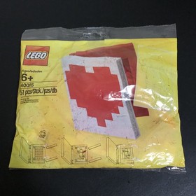 Lego Seasonal: Heart Book Valentine's Day 40015 Polybag New Sealed