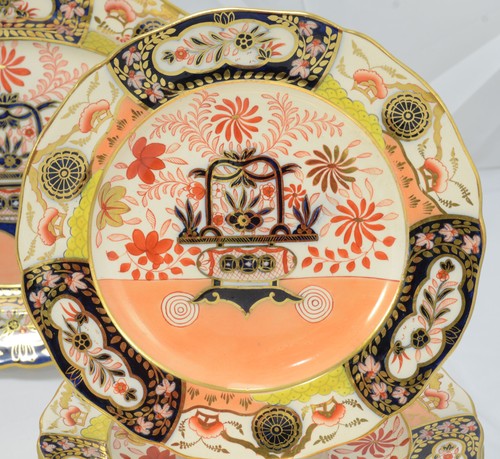 12 Antique Copeland Spode Imari 9 Inch Hand Painted Plates 1889 Pattern 2701 - Picture 2 of 13
