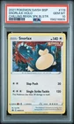 2021 POKEMON CHILLING REIGN THREE PACK BLISTERS PROMO #119 SNORLAX-HOLO PSA 10