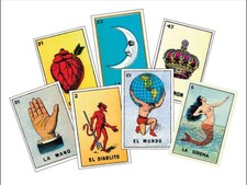 Postcards La Loteria Mexicana, new unused, 4x...