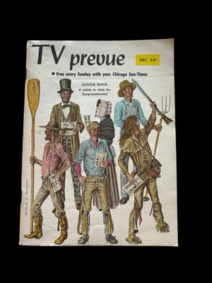 TV Prevue Magazine Regional TV Guide Dec 3-9 1967 THE CHICAGO SUN-TIMES