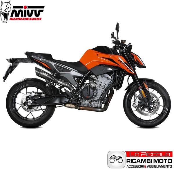 Auspuffterminal Mivv X-M5 Schwarz KTM 790 Duke 2023 2024 2025-image