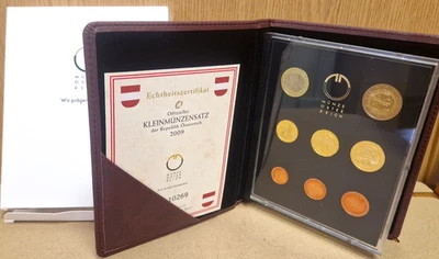 FITZ Österreich Münze Original Kleinmünzensatz 2009 Euro Wien Proof PP µFIM6010 - Bild 1 von 2