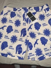 Image of Mens Jack And Jones Shorts Size Uk L New With Tags Blue Cream