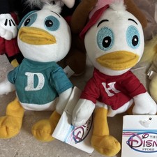 The Disney Store And Parks Mini Bean Bag Plush Dewey  Huey 6 in.