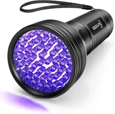 ESCO LITE Escolite UV Flashlight Black Light, 51 LED 395 Nm Ultraviolet Blacklig