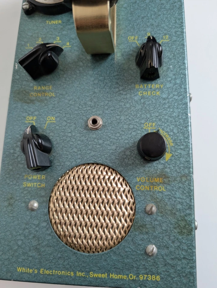 Detector de metais White's Gold Master – Testado e funcionando – Vintage feito nos EUA - Imagem 3 de 4