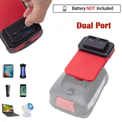 Fast Charger Adapter For Bosch PBA 18V Li-Ion Battery With USB Type-C Switch