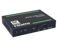 HDMI (8K@60) eARC Audio Extractor  3.5mm/Coax/Toslink Audio/HDMI OUT