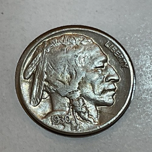 1930 Buffalo Nickel in almost uncirculated